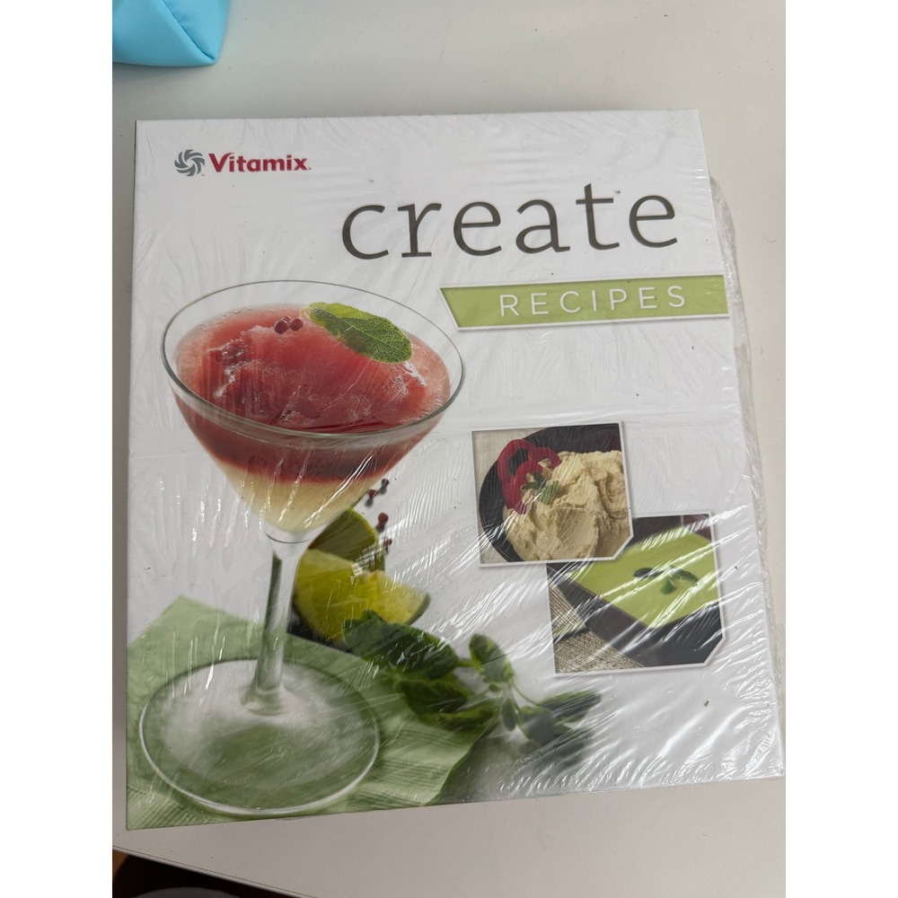 Vitamix Create Recipes Cookbook 300+ Recipes Easel Back Binder with DVD New